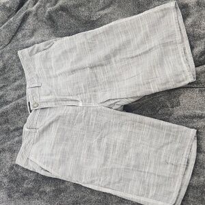 Men's Buckle Black Shorts Size 36